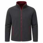 Antrasit Kırmızı Detaylı Softshell Mont
